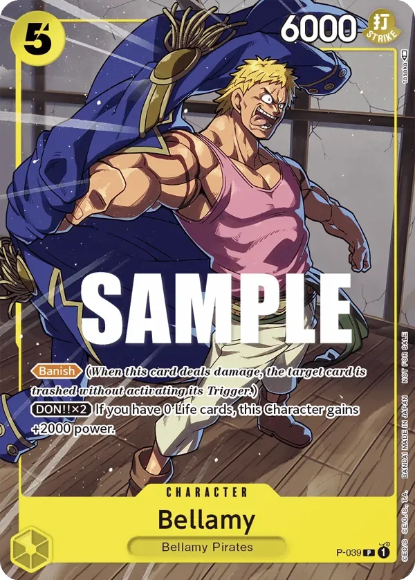 Bellamy Promos card