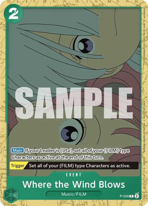 Where the Wind Blows Promos card
