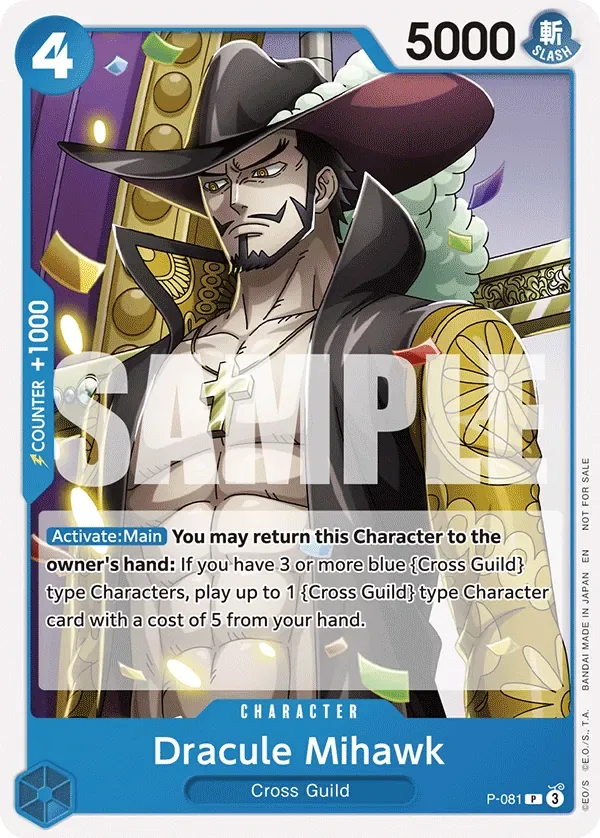 Dracule Mihawk Promos card