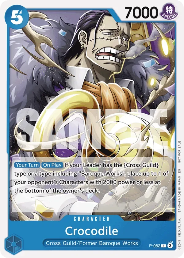 Crocodile Promos card