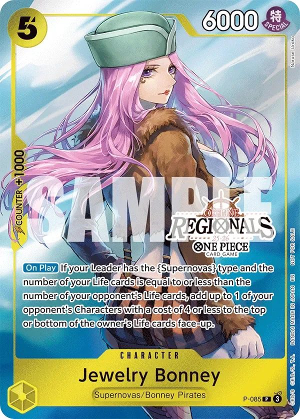 Jewelry Bonney Promos card