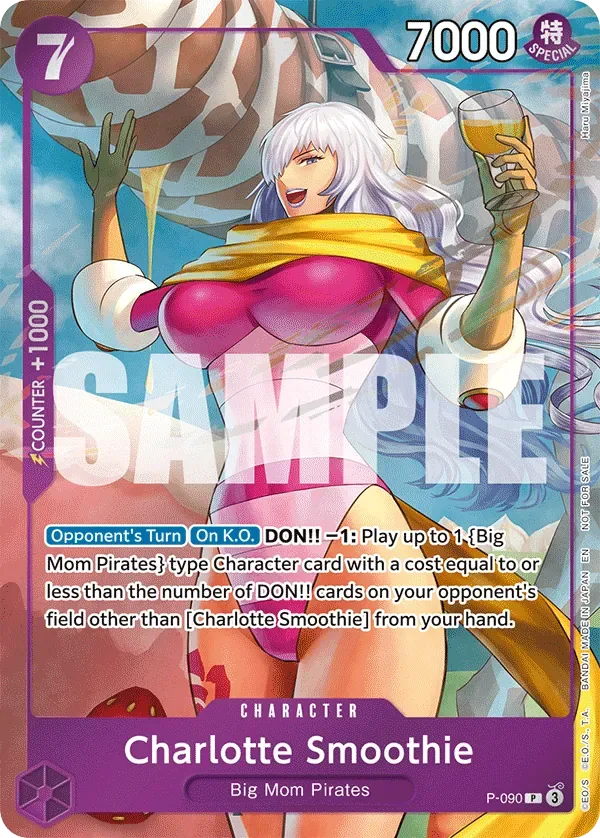 Charlotte Smoothie Promos card