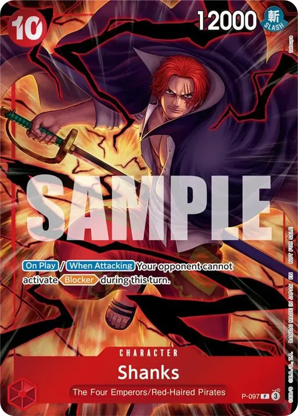 Shanks Promos card