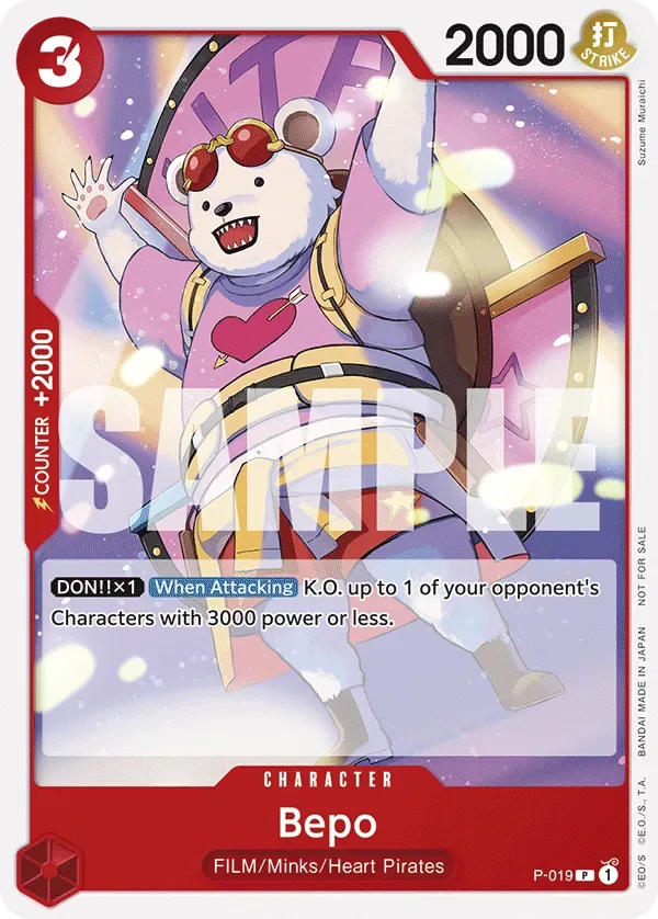 Bepo Promos card