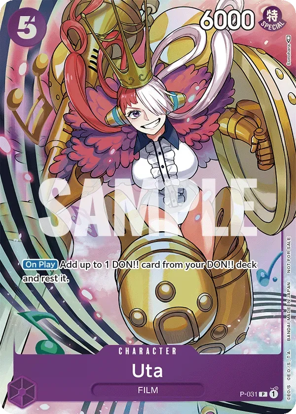 Uta Promos card