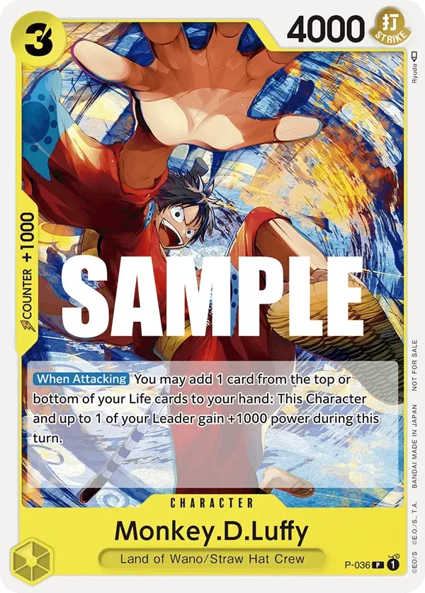 Monkey.D.Luffy Promos card