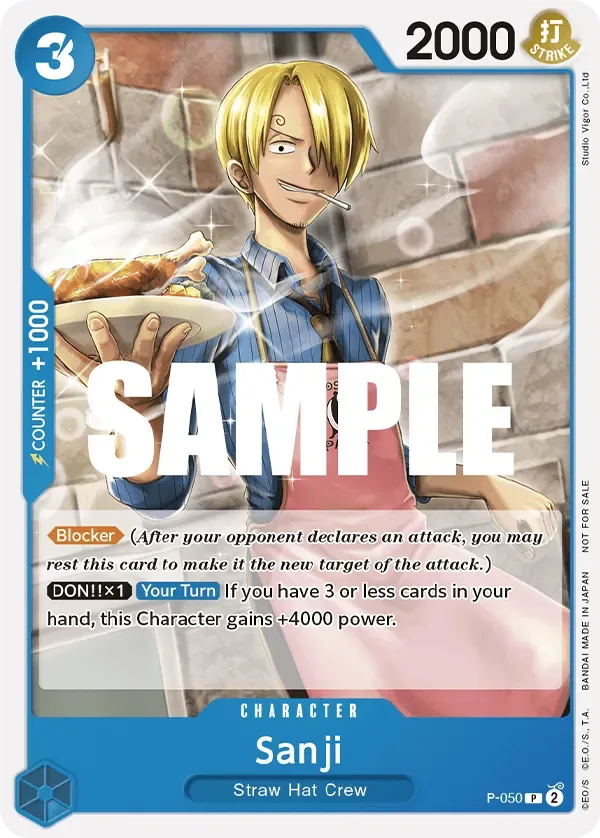 Sanji Promos card