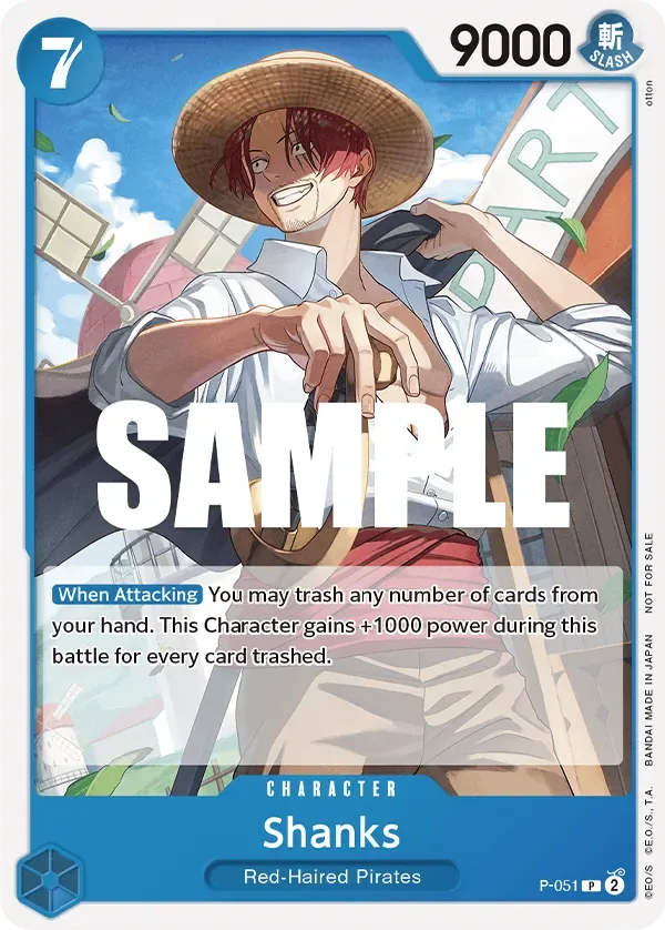 Shanks Promos card