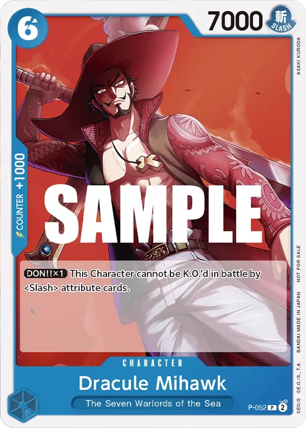 Dracule Mihawk Promos card