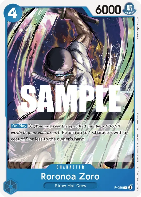 Roronoa Zoro Promos card