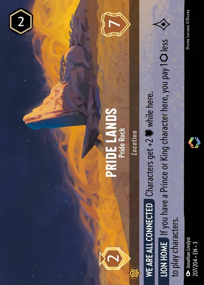 Pride Lands #207 Into the Inklands Disney Lorcana card