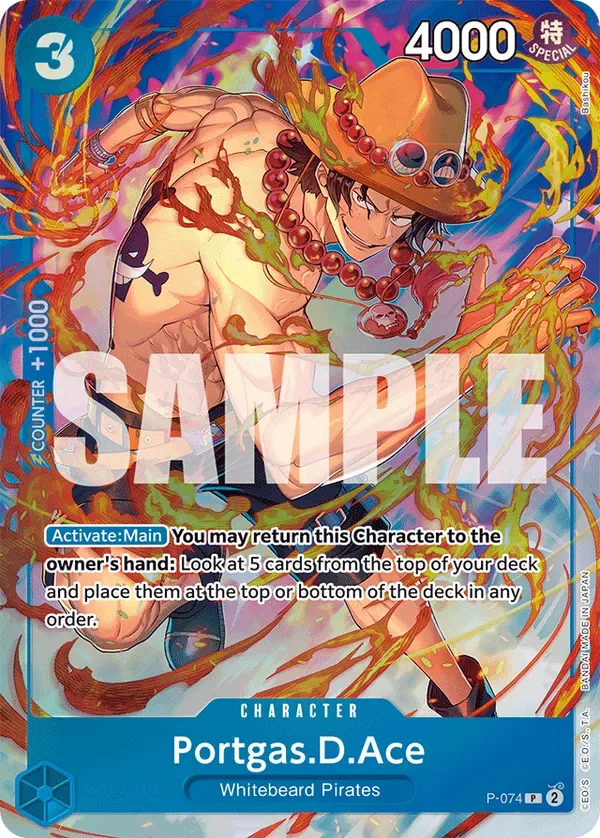 Portgas.D.Ace Promos card