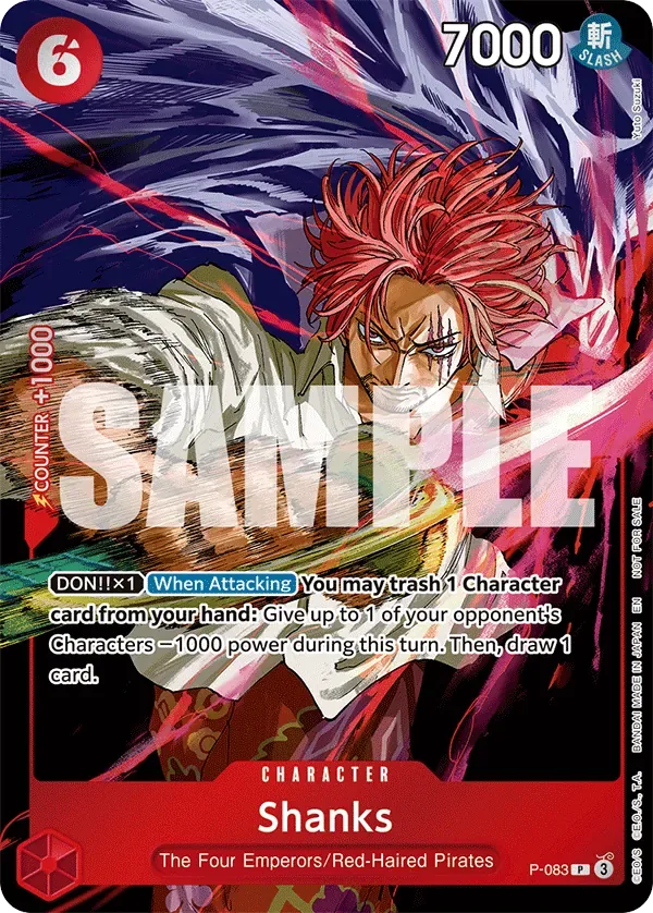 Shanks Promos card