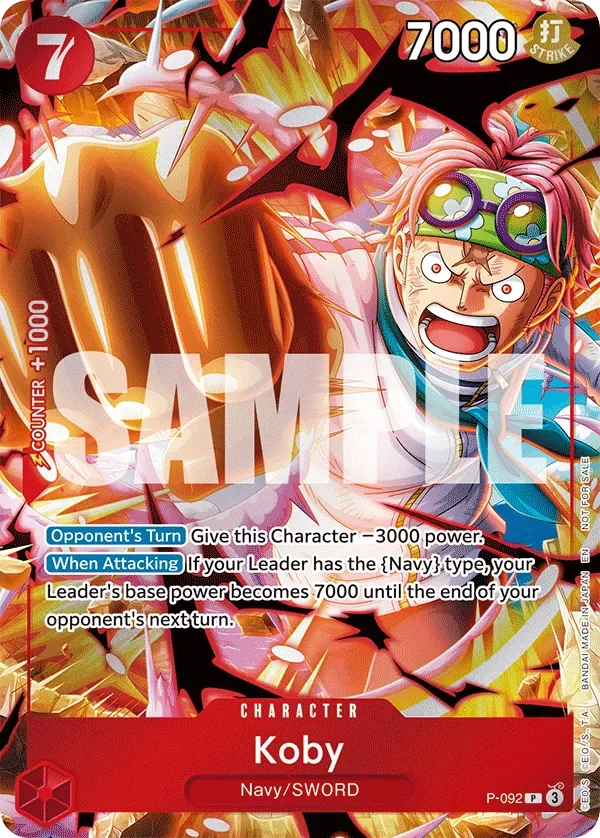 Koby Promos card