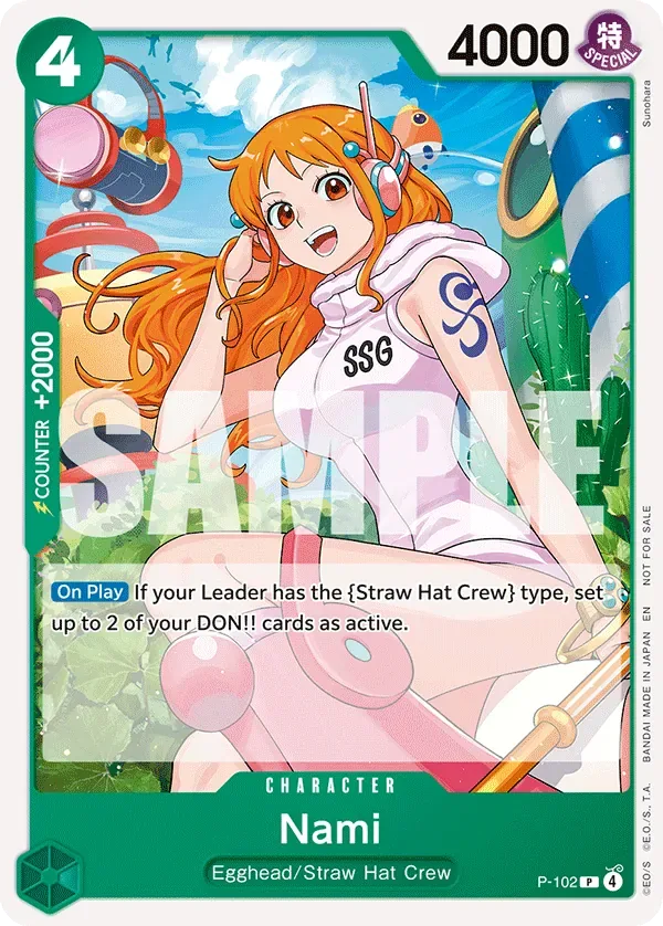 Nami Promos card