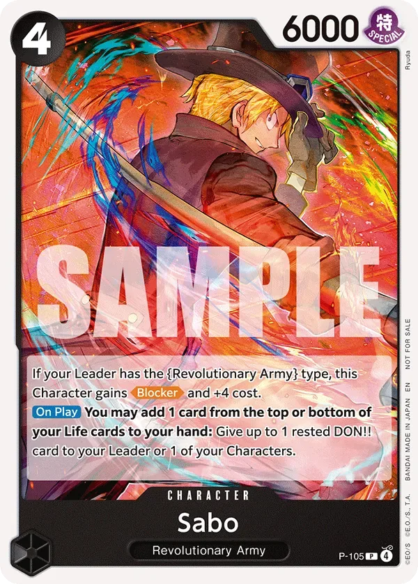 Sabo Promos card