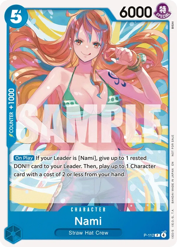 Nami Promos card
