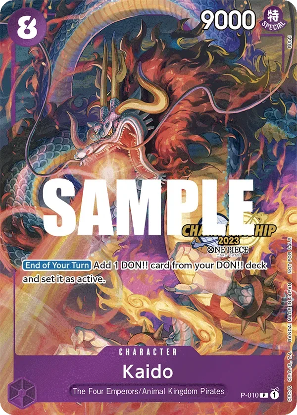 Kaido Special Tournament Promos card