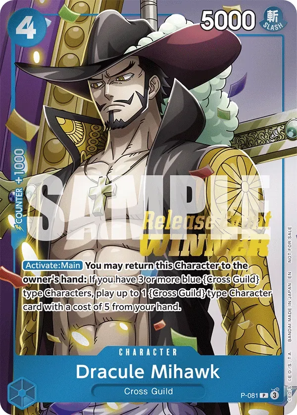 Dracule Mihawk Special Tournament Promos card