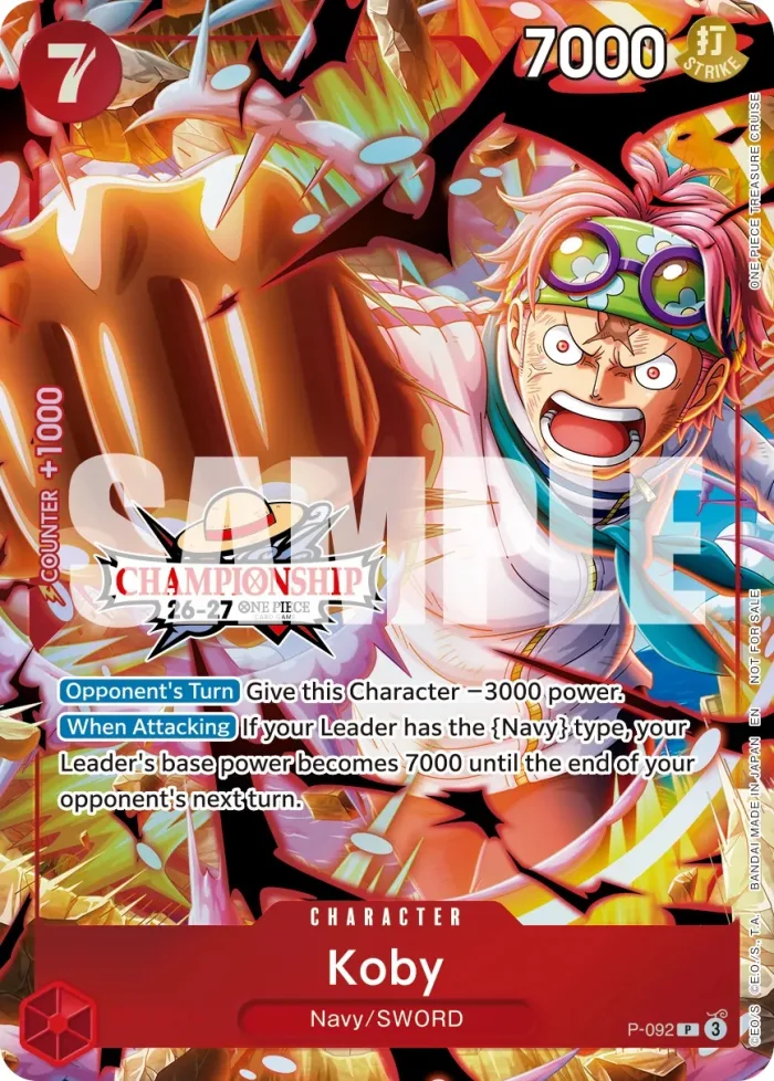 Koby Special Tournament Promos card