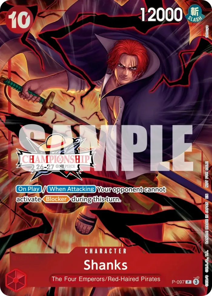 Shanks Special Tournament Promos card