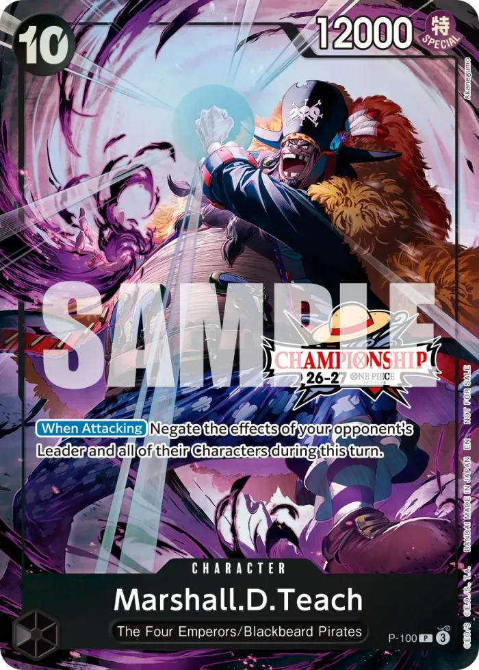 Marshall.D.Teach Special Tournament Promos card