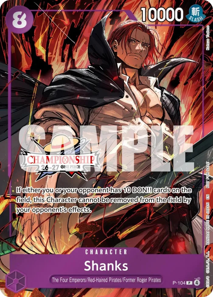 Shanks Special Tournament Promos card
