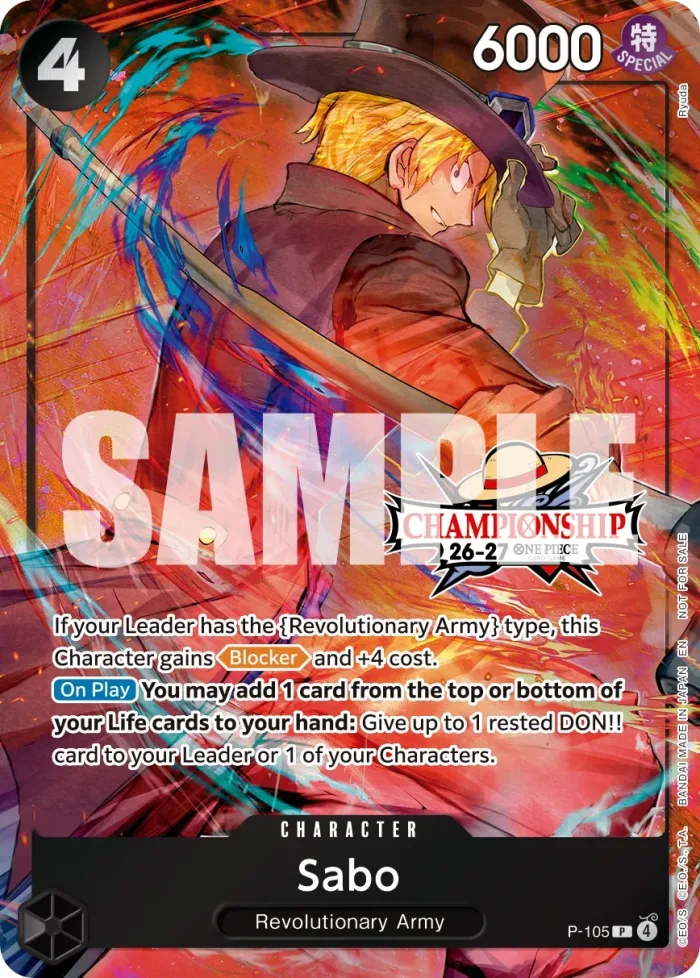 Sabo Special Tournament Promos card