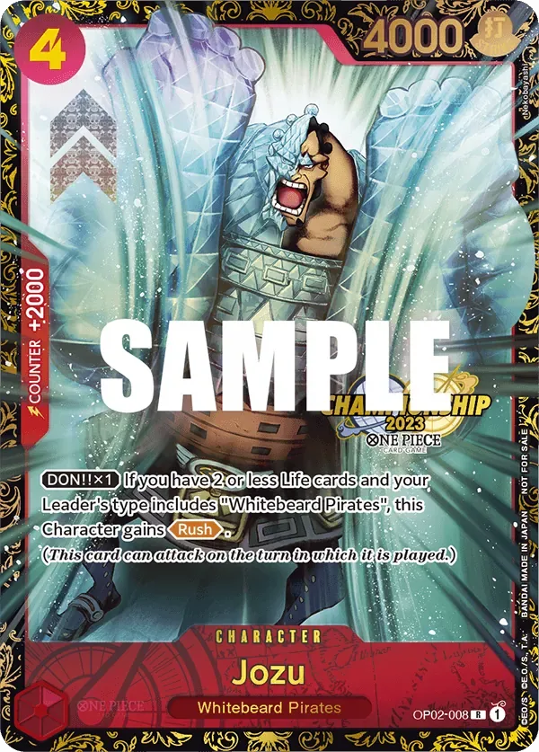 Jozu Special Tournament Promos card
