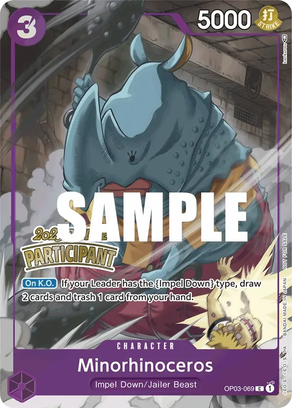 Minorhinoceros Special Tournament Promos card
