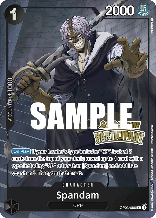 Spandam Special Tournament Promos card