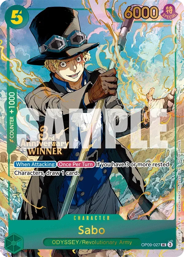 Sabo Special Tournament Promos card
