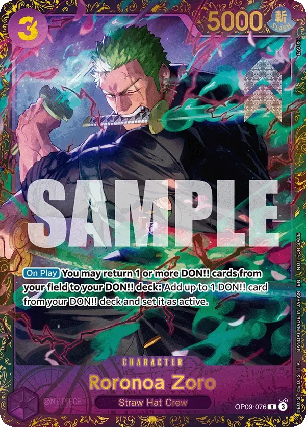 Roronoa Zoro Special Tournament Promos card