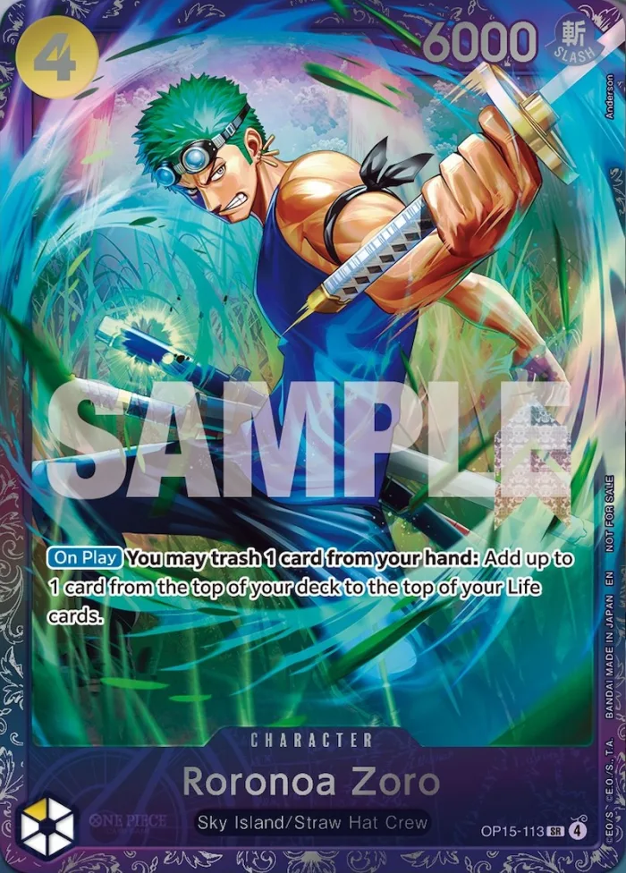 Roronoa Zoro Special Tournament Promos card