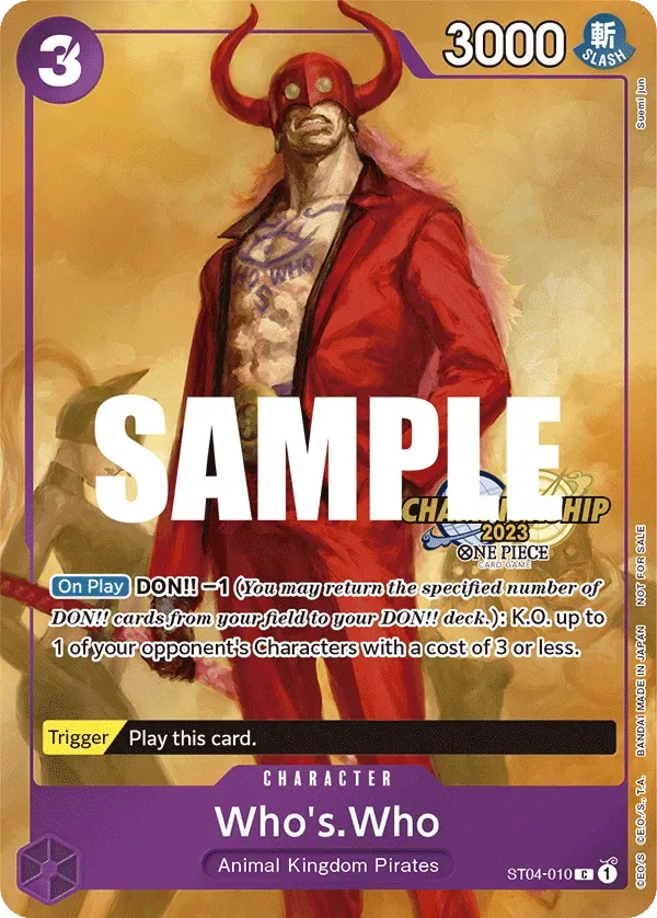 Who's.Who Special Tournament Promos card