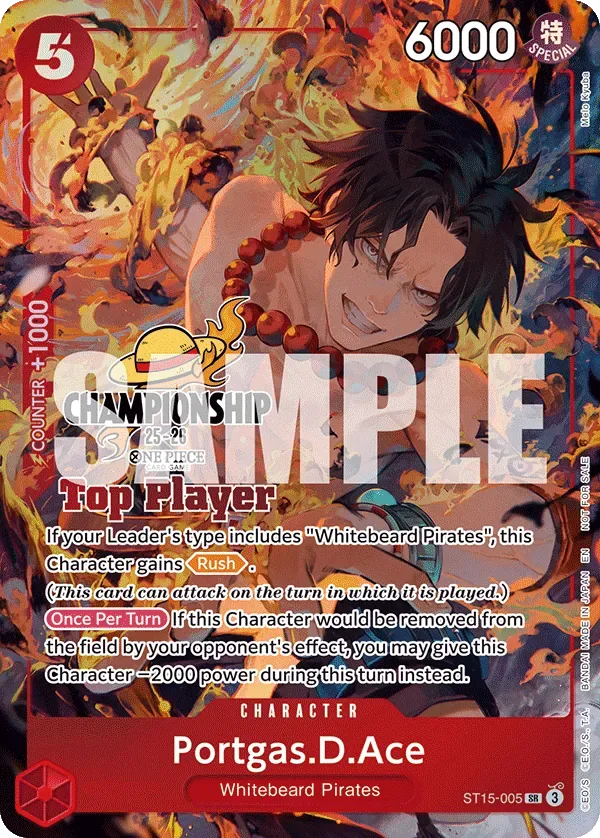 Portgas.D.Ace Special Tournament Promos card