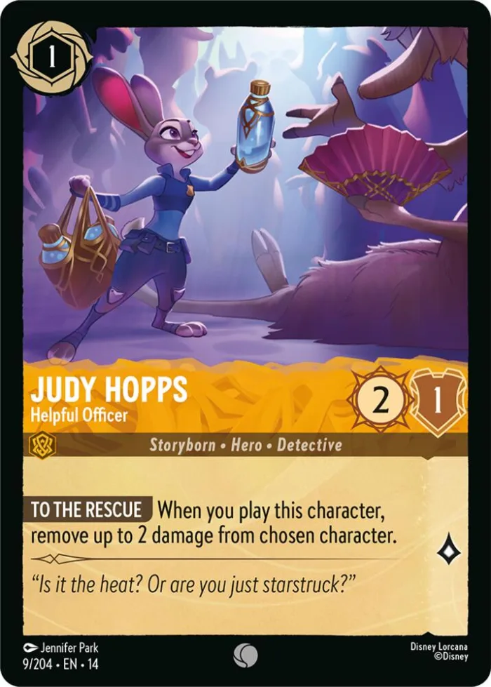 Judy Hopps Hyperia City card