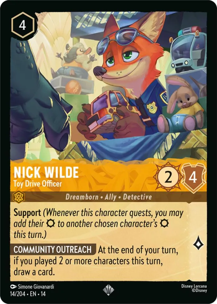 Nick Wilde Hyperia City card