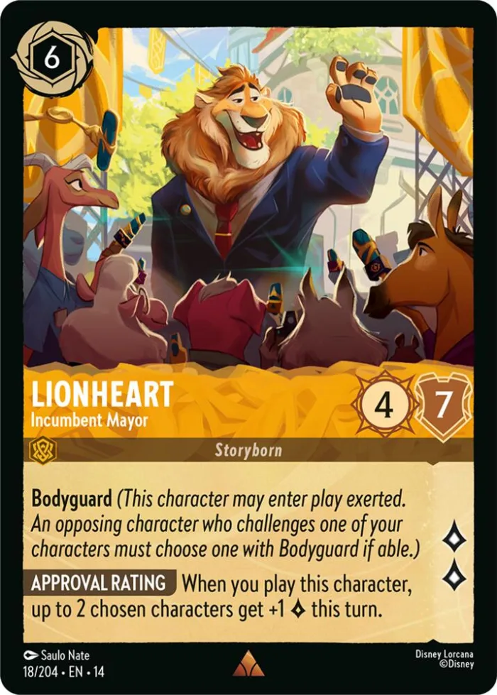 Lionheart Hyperia City card