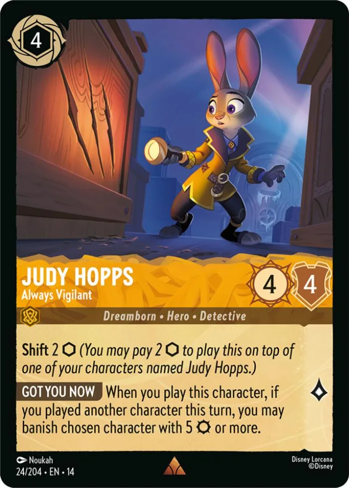 Judy Hopps Hyperia City card