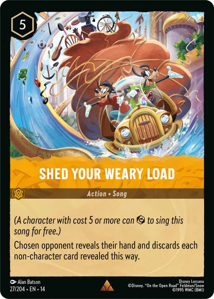 Shed Your Weary Load Hyperia City card