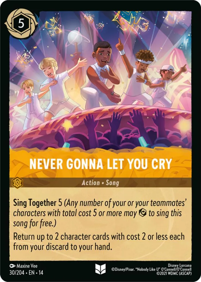 Never Gonna Let You Cry Hyperia City card