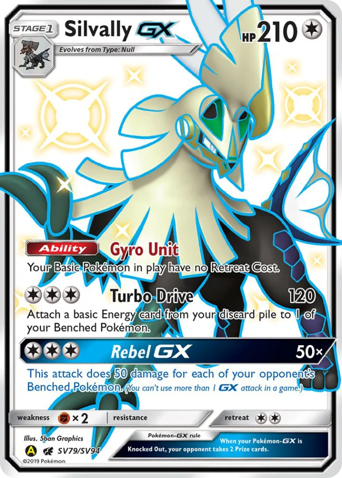 Silvally-GX #SV79 Hidden Fates Pokemon card