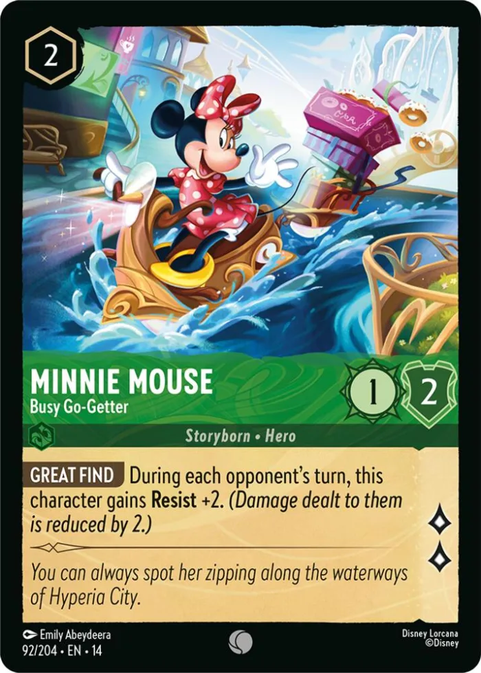 Minnie Mouse Hyperia City card