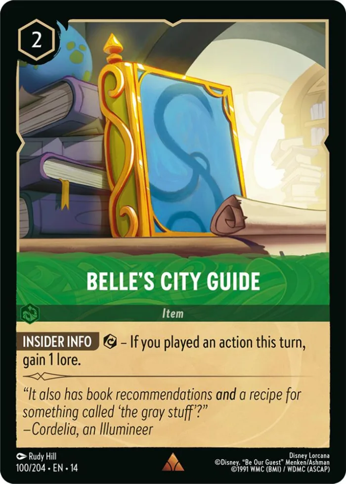 Belle's City Guide Hyperia City card