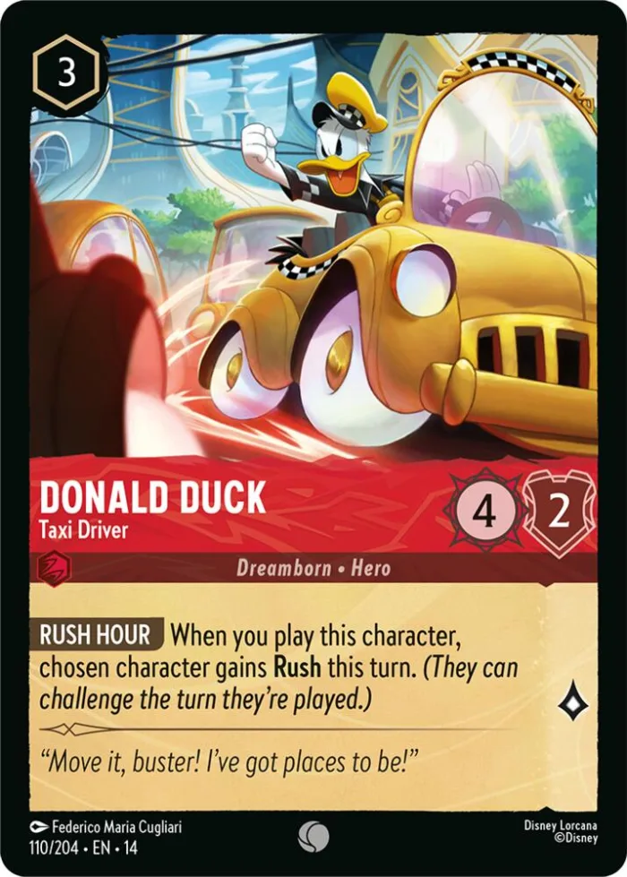 Donald Duck Hyperia City card