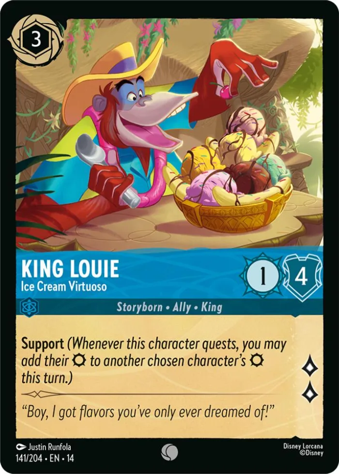 King Louie Hyperia City card