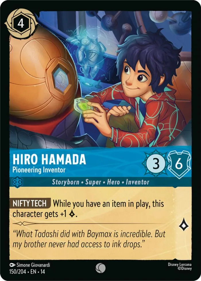 Hiro Hamada Hyperia City card