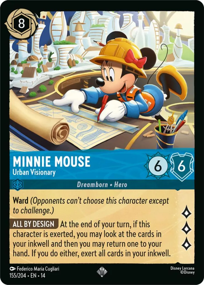 Minnie Mouse Hyperia City card