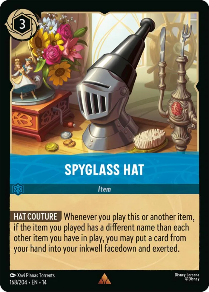 Spyglass Hat Hyperia City card